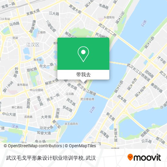 武汉毛戈平形象设计职业培训学校地图
