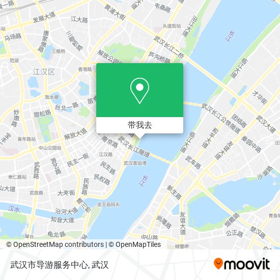 武汉市导游服务中心地图