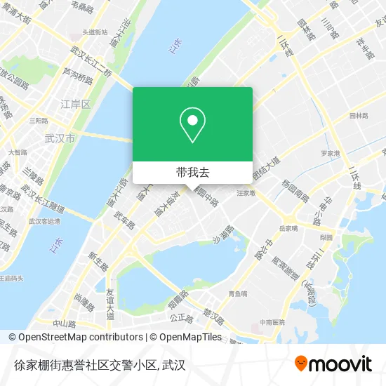 徐家棚街惠誉社区交警小区地图
