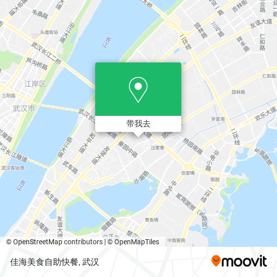 佳海美食自助快餐地图