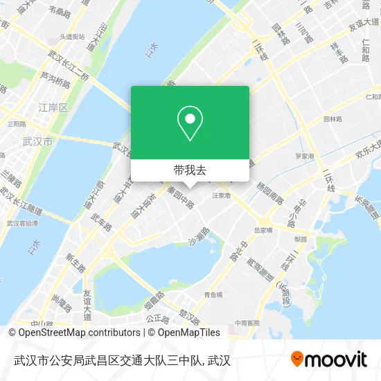 武汉市公安局武昌区交通大队三中队地图
