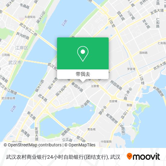 武汉农村商业银行24小时自助银行(团结支行)地图