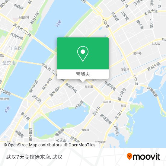 武汉7天宾馆徐东店地图
