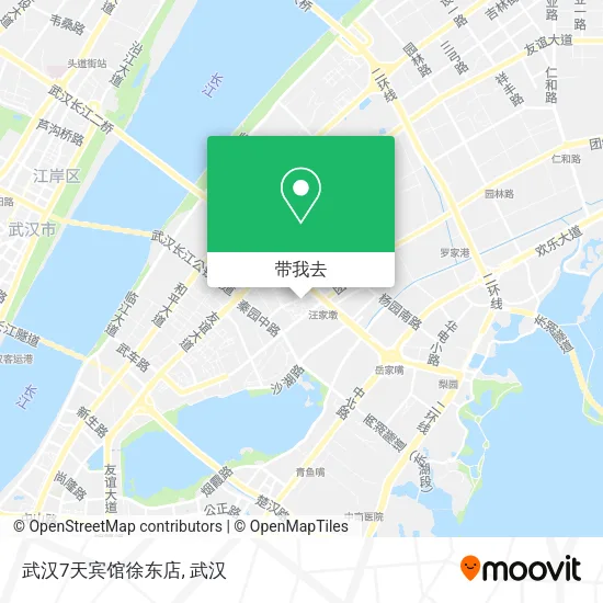 武汉7天宾馆徐东店地图