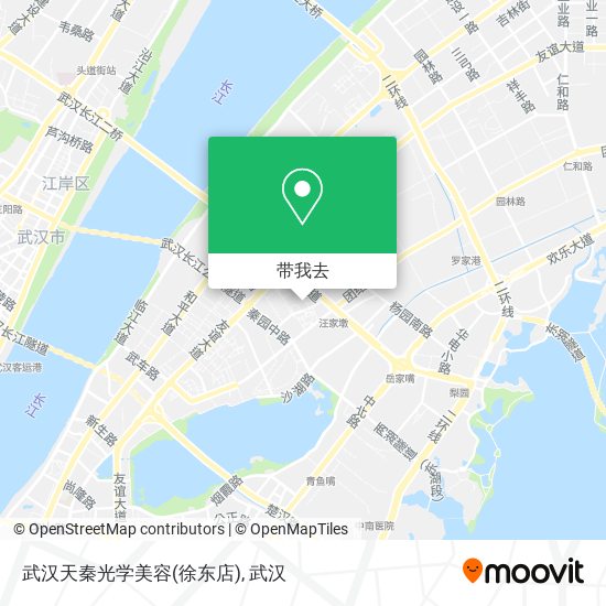 武汉天秦光学美容(徐东店)地图