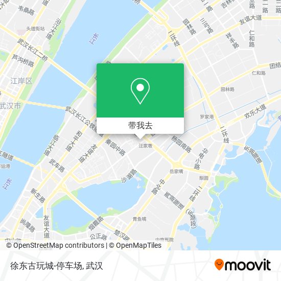 徐东古玩城-停车场地图