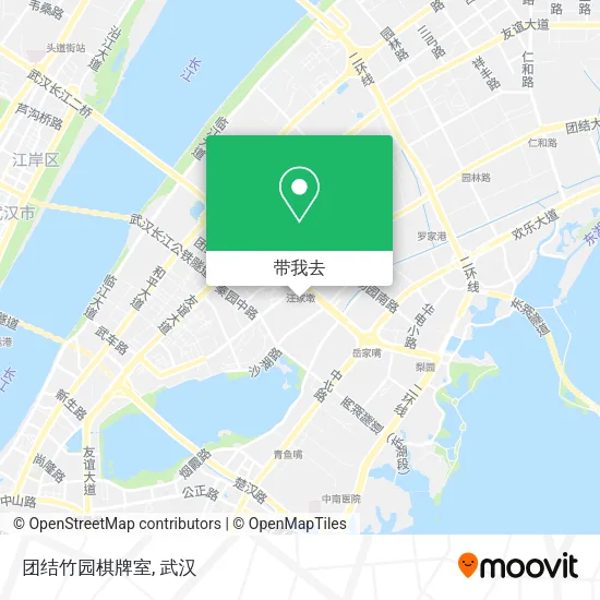 团结竹园棋牌室地图