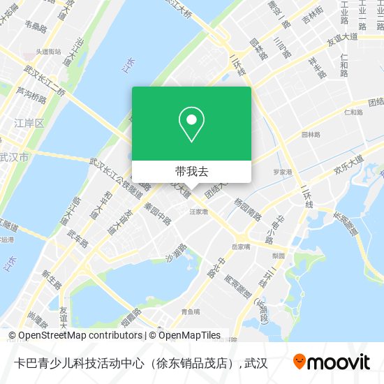 卡巴青少儿科技活动中心（徐东销品茂店）地图