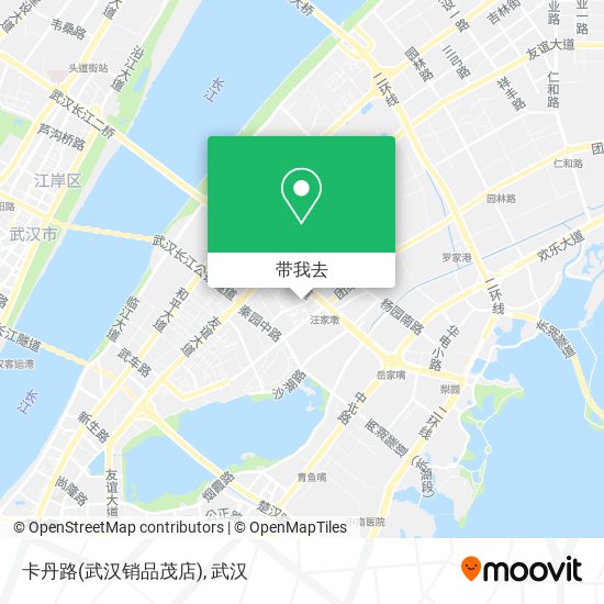 卡丹路(武汉销品茂店)地图