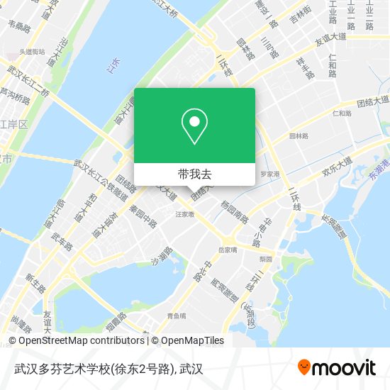武汉多芬艺术学校(徐东2号路)地图