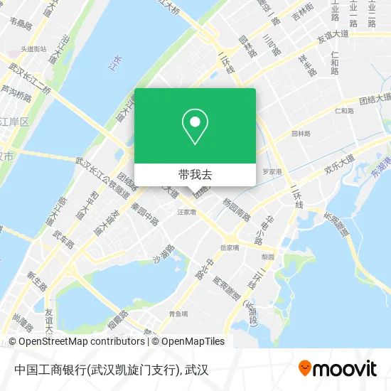 中国工商银行(武汉凯旋门支行)地图