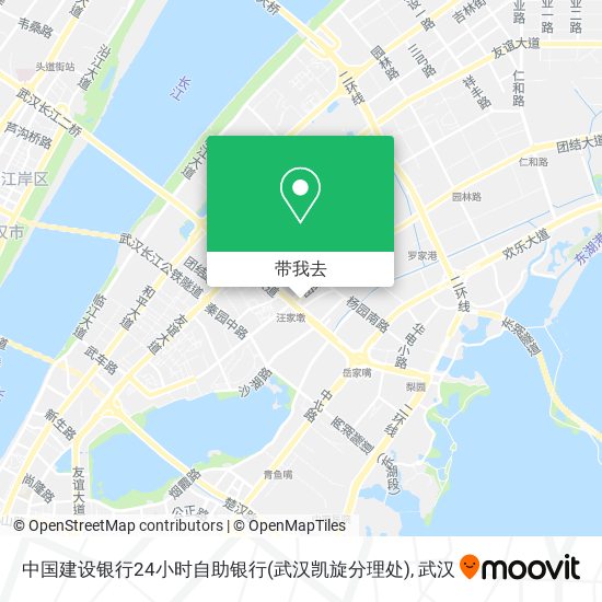 中国建设银行24小时自助银行(武汉凯旋分理处)地图