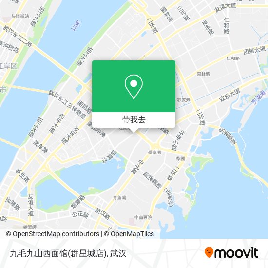 九毛九山西面馆(群星城店)地图