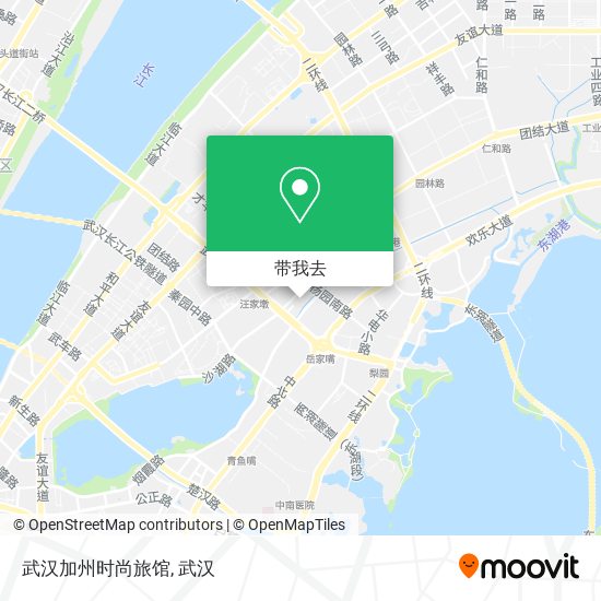 武汉加州时尚旅馆地图