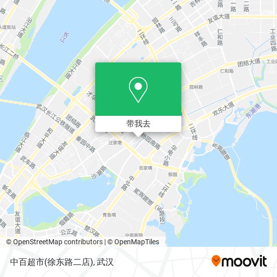 中百超市(徐东路二店)地图