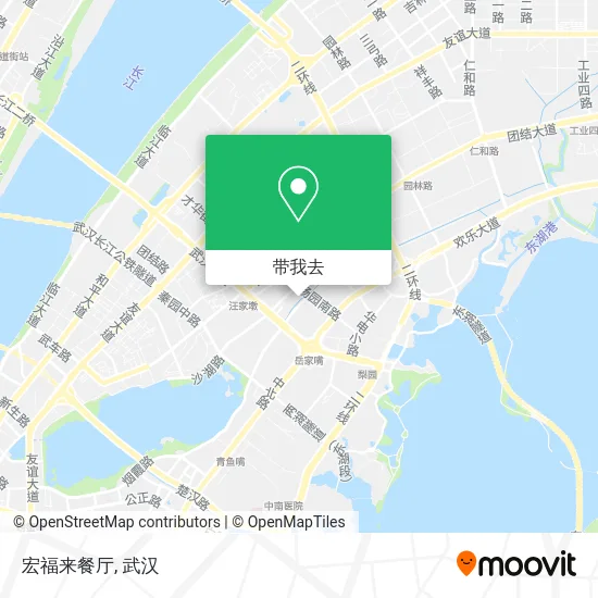 宏福来餐厅地图