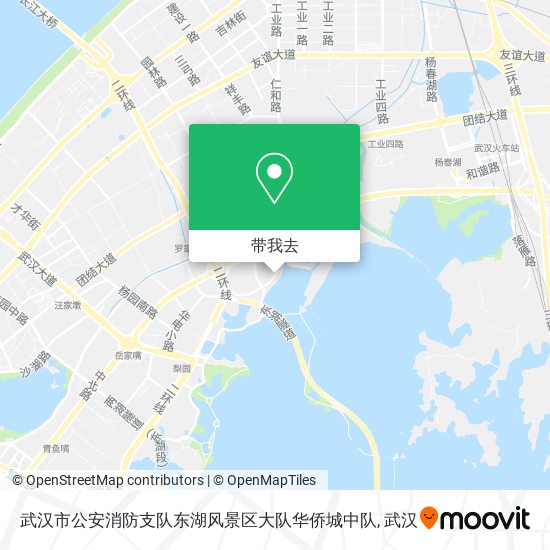 武汉市公安消防支队东湖风景区大队华侨城中队地图