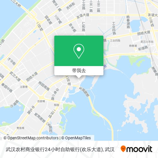 武汉农村商业银行24小时自助银行(欢乐大道)地图