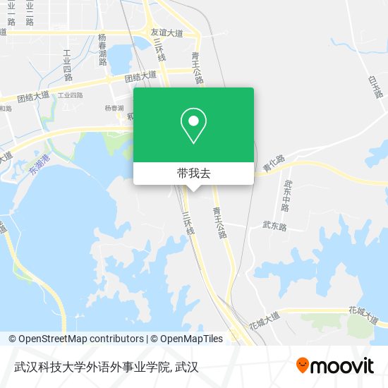 武汉科技大学外语外事业学院地图