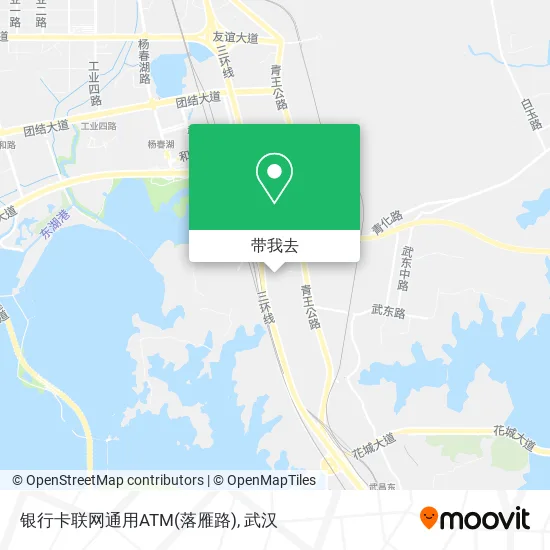 银行卡联网通用ATM(落雁路)地图