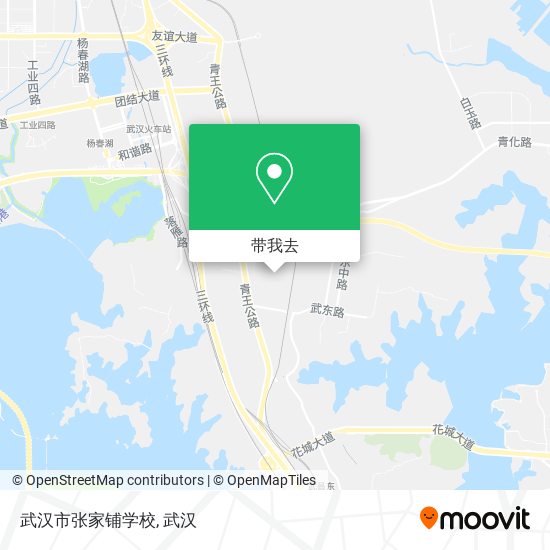 武汉市张家铺学校地图