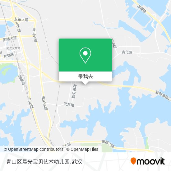 青山区晨光宝贝艺术幼儿园地图