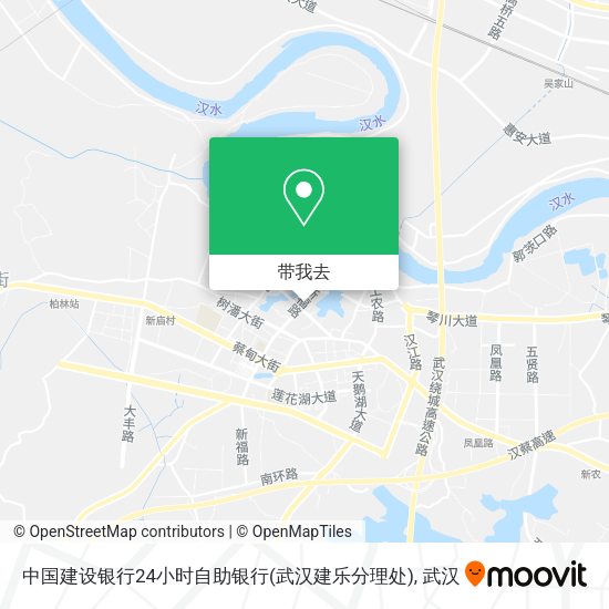中国建设银行24小时自助银行(武汉建乐分理处)地图