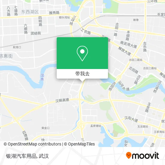 银湖汽车用品地图