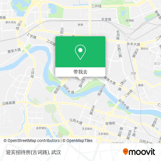 迎宾招待所(古词路)地图