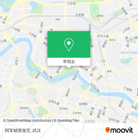 阿军精剪发艺地图