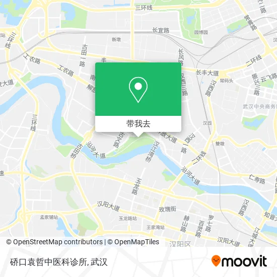 硚口袁哲中医科诊所地图