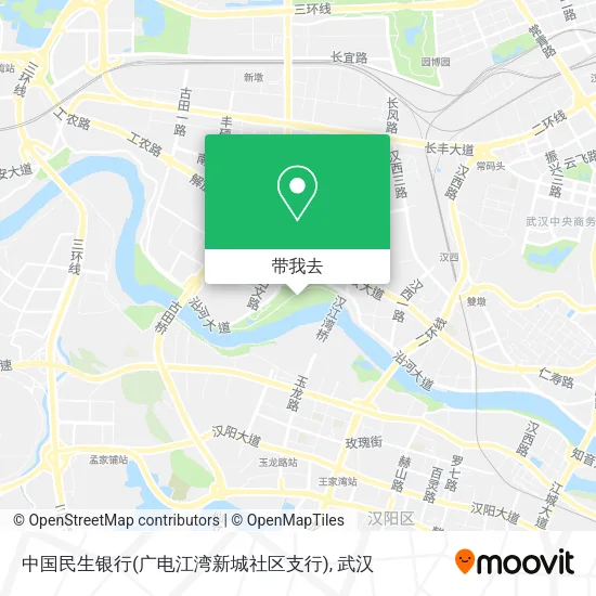 中国民生银行(广电江湾新城社区支行)地图