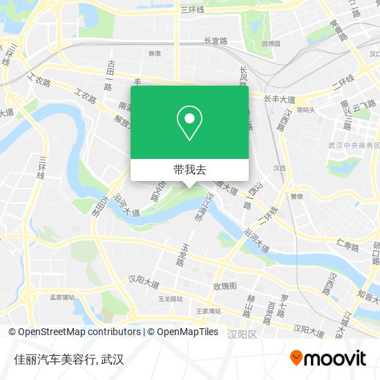 佳丽汽车美容行地图