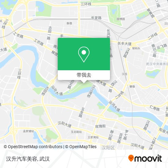 汉升汽车美容地图