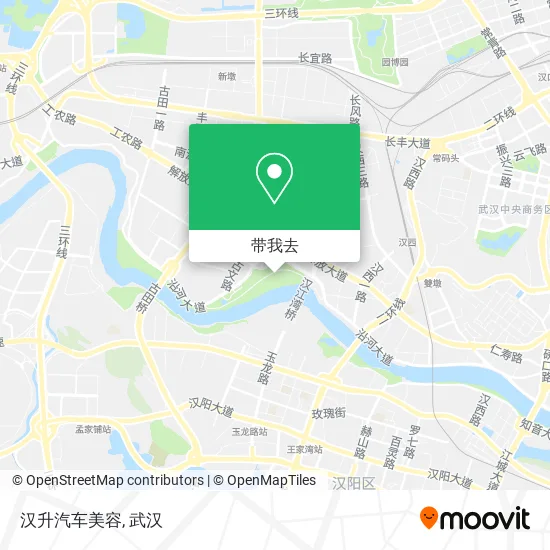 汉升汽车美容地图