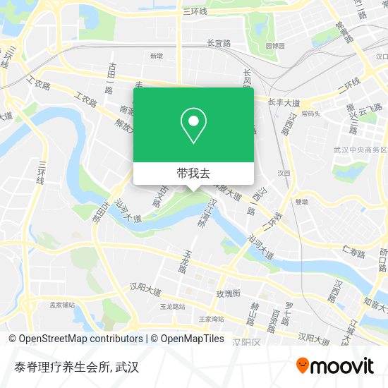 泰脊理疗养生会所地图
