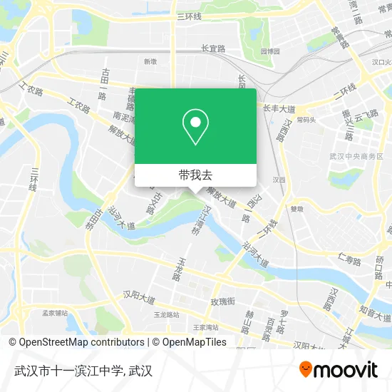 武汉市十一滨江中学地图