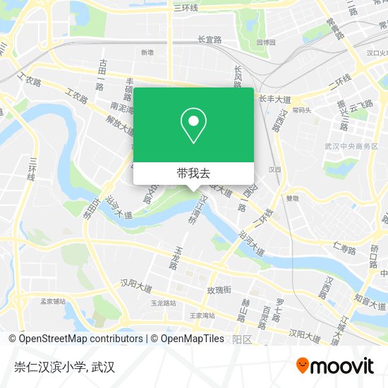 崇仁汉滨小学地图