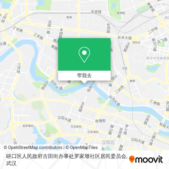 硚口区人民政府古田街办事处罗家墩社区居民委员会地图