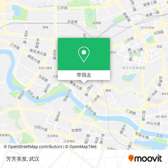 芳芳美发地图