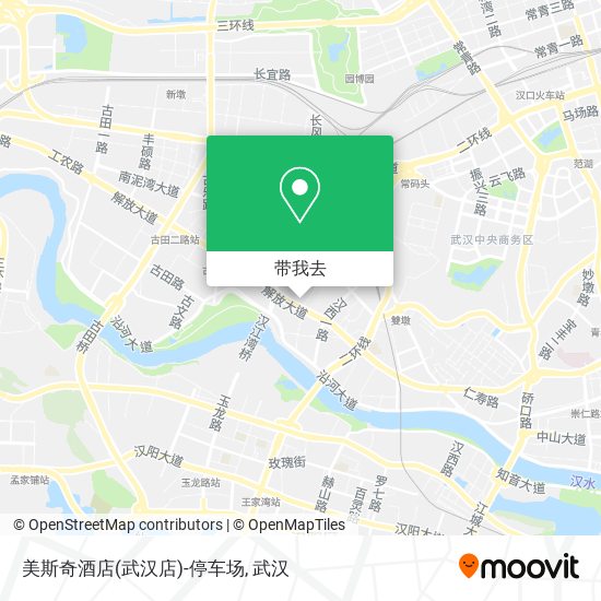 美斯奇酒店(武汉店)-停车场地图