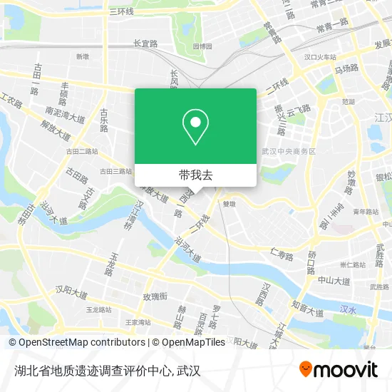湖北省地质遗迹调查评价中心地图