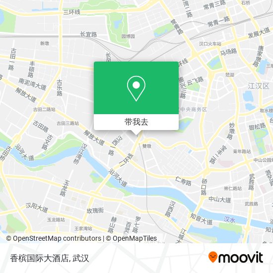 香槟国际大酒店地图