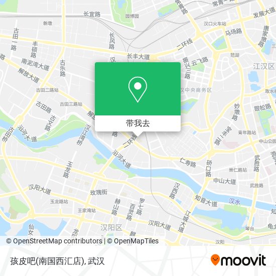 孩皮吧(南国西汇店)地图