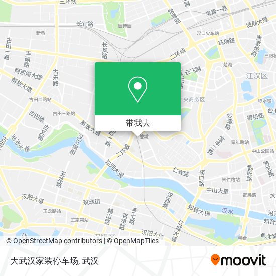 大武汉家装停车场地图