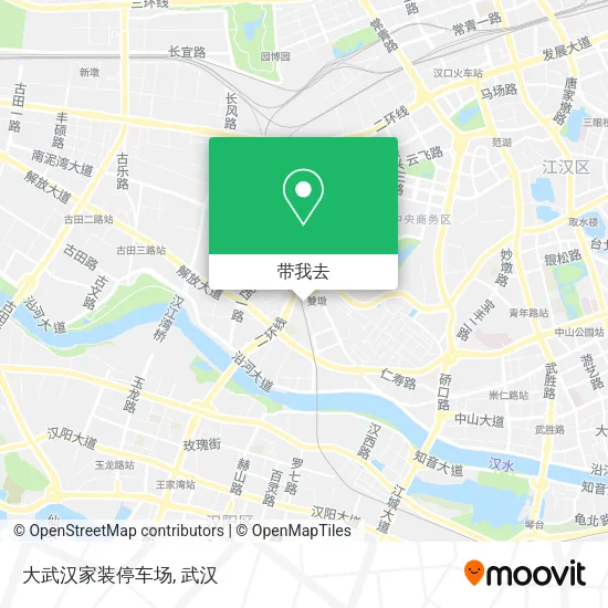 大武汉家装停车场地图