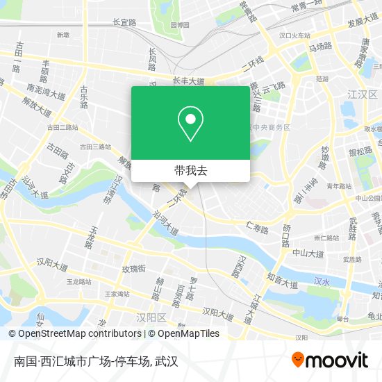 南国·西汇城市广场-停车场地图