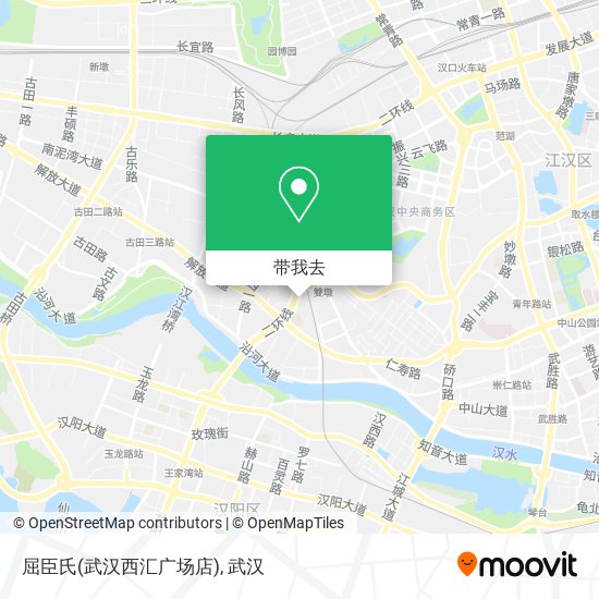 屈臣氏(武汉西汇广场店)地图