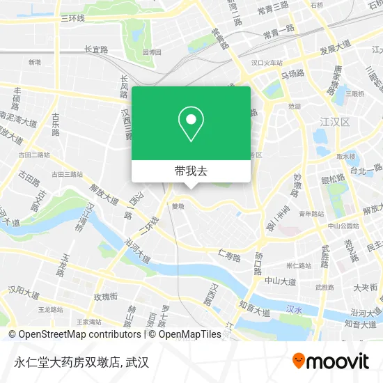 永仁堂大药房双墩店地图