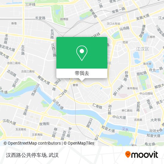 汉西路公共停车场地图